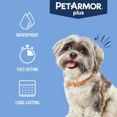 PetArmor Plus Flea and Tick Prevention for Dogs, Dog Flea and Tick Treatment, 3 Doses, Waterproof Topical, Fast Acting, Small Dogs (5-22 lbs) - Image 6