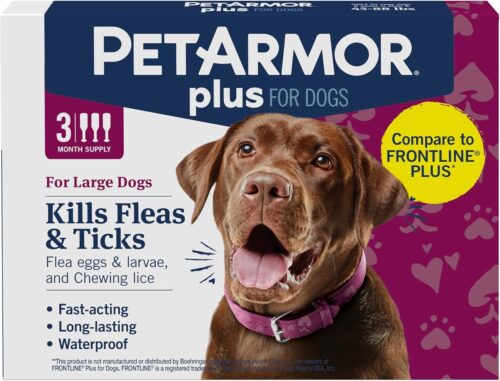 PetArmor Plus Flea and Tick Prevention for Dogs, Dog Flea and Tick Treatment, 3 Doses, Waterproof Topical, Fast Acting, Small Dogs (5-22 lbs) - Image 24