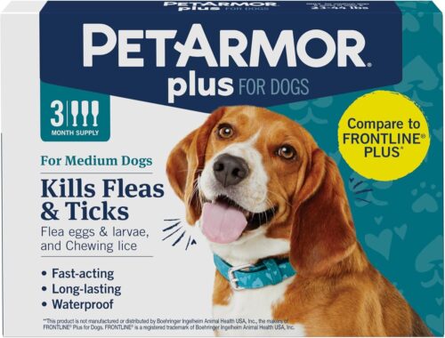PetArmor Plus Flea and Tick Prevention for Dogs, Dog Flea and Tick Treatment, 3 Doses, Waterproof Topical, Fast Acting, Small Dogs (5-22 lbs) - Image 27