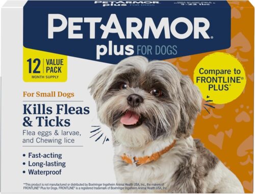 PetArmor Plus Flea and Tick Prevention for Dogs, Dog Flea and Tick Treatment, 3 Doses, Waterproof Topical, Fast Acting, Small Dogs (5-22 lbs) - Image 30