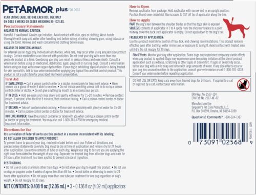 PetArmor Plus Flea and Tick Prevention for Dogs, Dog Flea and Tick Treatment, 3 Doses, Waterproof Topical, Fast Acting, Small Dogs (5-22 lbs) - Image 33