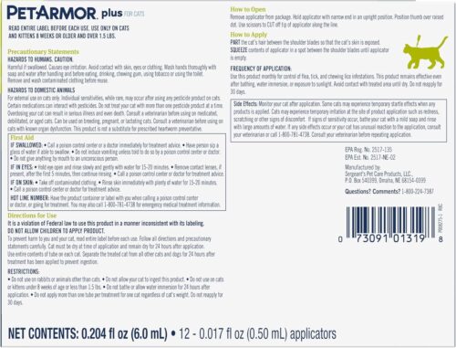 PetArmor Plus Flea and Tick Prevention for Dogs, Dog Flea and Tick Treatment, 3 Doses, Waterproof Topical, Fast Acting, Small Dogs (5-22 lbs) - Image 39