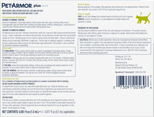 PetArmor Plus Flea and Tick Prevention for Dogs, Dog Flea and Tick Treatment, 3 Doses, Waterproof Topical, Fast Acting, Small Dogs (5-22 lbs) - Image 51