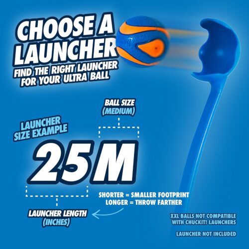 Chuckit! Ultra Ball Dog Toy - Medium Bouncy Fetch Balls For Dogs 20-60 lbs - Made from Durable Rubber - Floating Water Pet Toys - Size Medium - 2.5-inch Diameter - Pack of 2 - Image 14