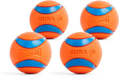 Chuckit! Ultra Ball Dog Toy - Medium Bouncy Fetch Balls For Dogs 20-60 lbs - Made from Durable Rubber - Floating Water Pet Toys - Size Medium - 2.5-inch Diameter - Pack of 2 - Image 16