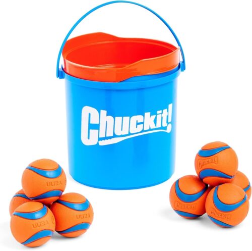 Chuckit! Ultra Ball Dog Toy - Medium Bouncy Fetch Balls For Dogs 20-60 lbs - Made from Durable Rubber - Floating Water Pet Toys - Size Medium - 2.5-inch Diameter - Pack of 2 - Image 18