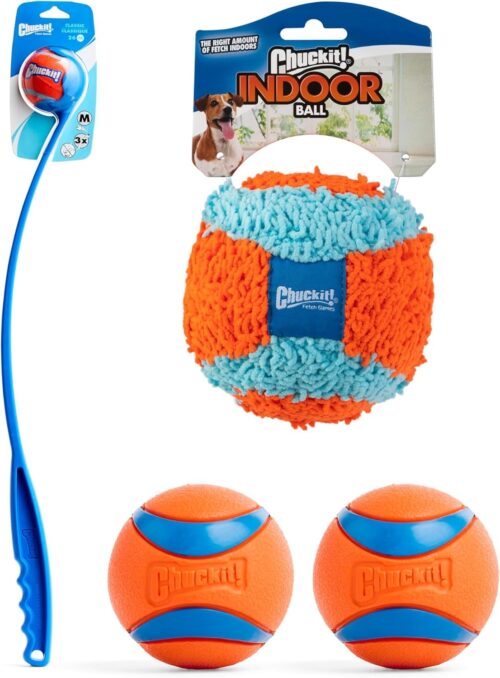 Chuckit! Ultra Ball Dog Toy - Medium Bouncy Fetch Balls For Dogs 20-60 lbs - Made from Durable Rubber - Floating Water Pet Toys - Size Medium - 2.5-inch Diameter - Pack of 2 - Image 26