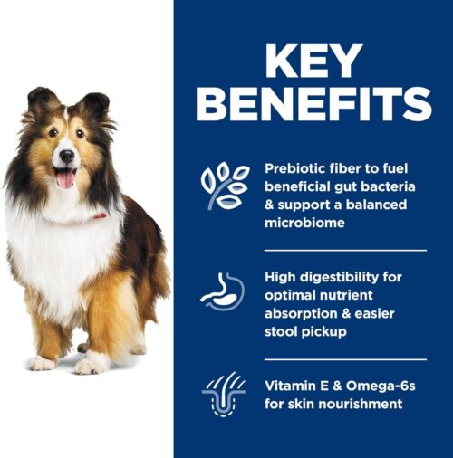Hill's Science Diet Sensitive Stomach & Skin, Adult 1-6, Stomach & Skin Sensitivity Support, Dry Dog Food, Chicken Recipe, 30 lb Bag - Image 4