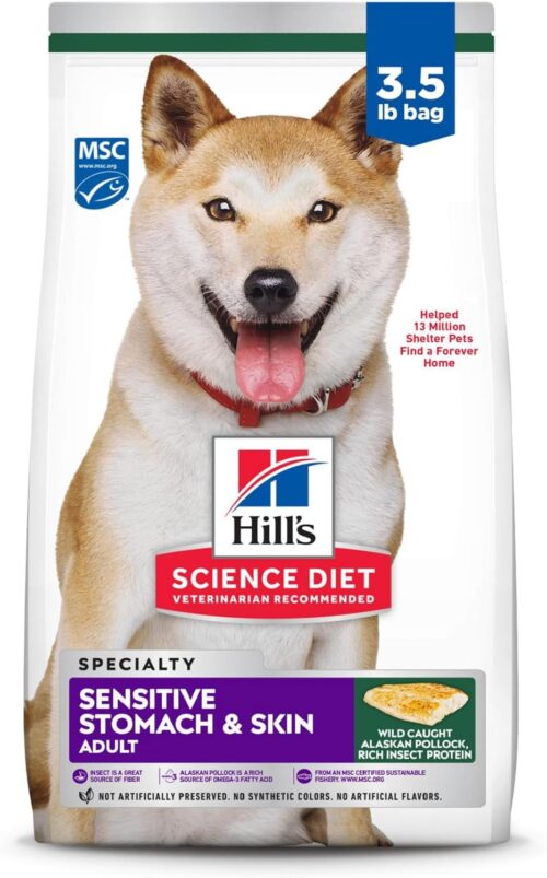 Hill's Science Diet Sensitive Stomach & Skin, Adult 1-6, Stomach & Skin Sensitivity Support, Dry Dog Food, Chicken Recipe, 30 lb Bag - Image 28