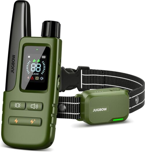Jugbow Dog Shock Collar - 3300FT Dog Training Collar with Remote Innovative IPX7 Waterproof with 4 Training Modes, Rechargeable E-Collar for All Breeds - Image 8