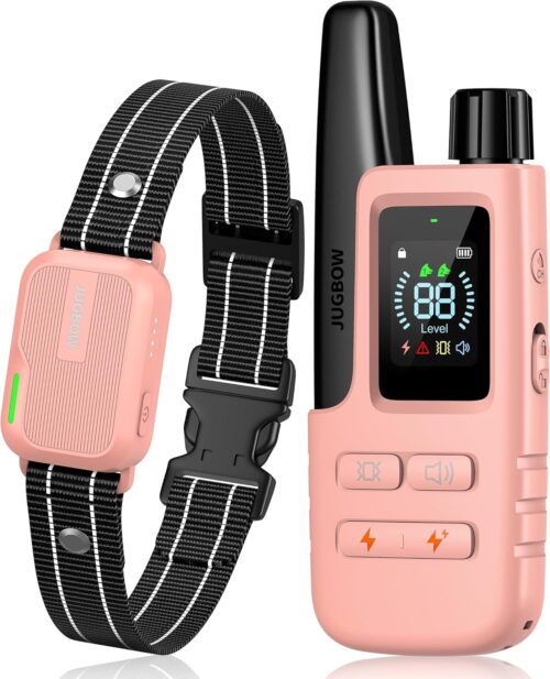 Jugbow Dog Shock Collar - 3300FT Dog Training Collar with Remote Innovative IPX7 Waterproof with 4 Training Modes, Rechargeable E-Collar for All Breeds - Image 16