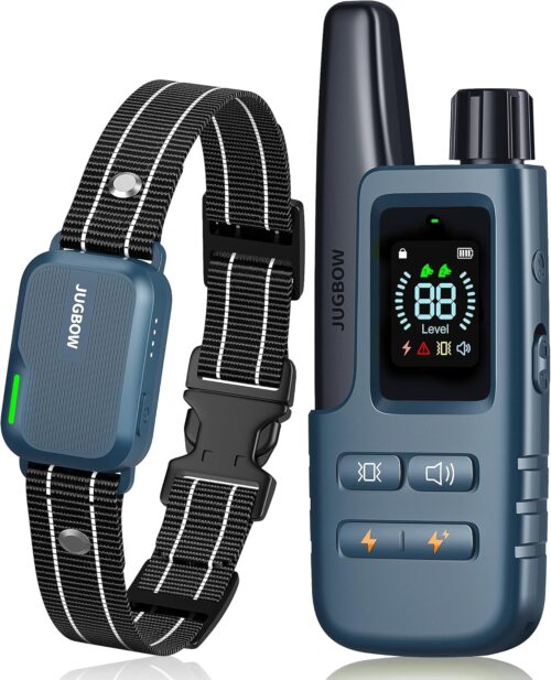 Jugbow Dog Shock Collar - 3300FT Dog Training Collar with Remote Innovative IPX7 Waterproof with 4 Training Modes, Rechargeable E-Collar for All Breeds - Image 23