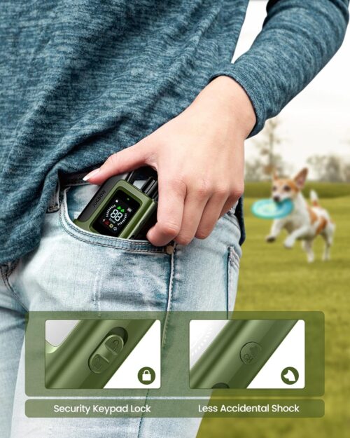 Jugbow Dog Shock Collar - 3300FT Dog Training Collar with Remote Innovative IPX7 Waterproof with 4 Training Modes, Rechargeable E-Collar for All Breeds - Image 36