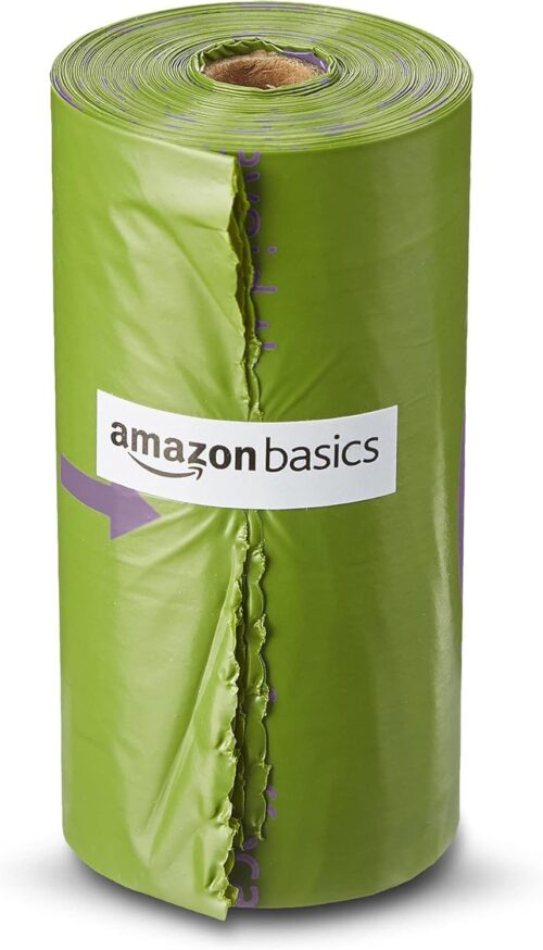 Amazon Basics Dog Poop Bags with Dispenser, 540 Count, Enhanced for Guaranteed Leakproof, Lavender Scented, Includes Leash Clip - Image 5