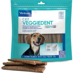 Virbac CET VEGGIEDENT FR3SH Tartar Control Chews for Dogs, Medium (Pack of 30)