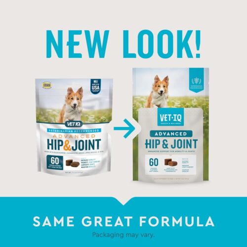 VetIQ Glucosamine Hip & Joint Supplement for Dogs, 180 Soft Chews, Dog Joint Support Supplement with MSM and Krill, Dog Health Supplies Large & Small Breed, Chicken Flavored Chewables - Image 14