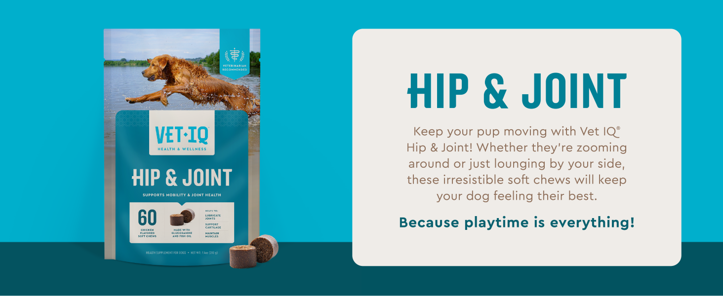 VetIq hip and joint supplements for dogs