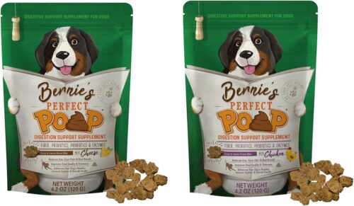 Perfect Poop Digestion & General Health Supplement for Dogs: Fiber, Prebiotics, Probiotics & Enzymes Relieve Digestive Conditions, Optimize Stool, and Improve Health (Cheddar Cheese, 12.8 oz) - Image 19