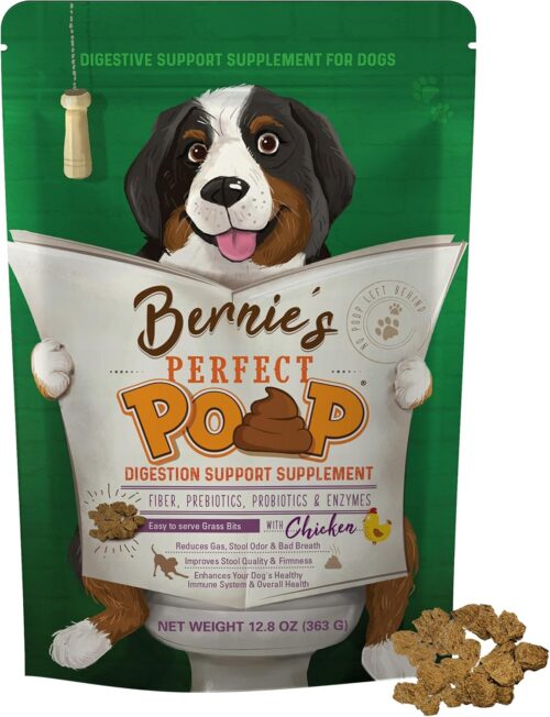 Perfect Poop Digestion & General Health Supplement for Dogs: Fiber, Prebiotics, Probiotics & Enzymes Relieve Digestive Conditions, Optimize Stool, and Improve Health (Cheddar Cheese, 12.8 oz) - Image 22