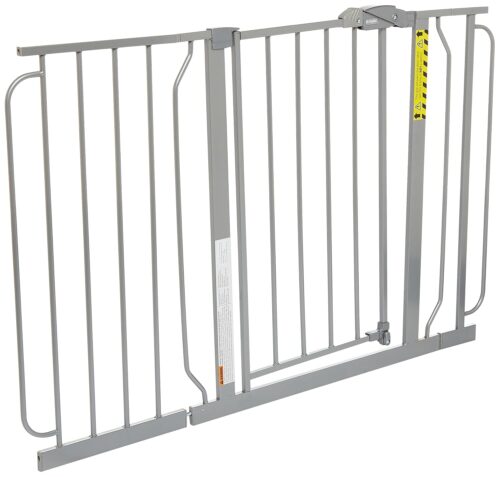 Regalo Easy Step 38.5-Inch Wide Walk Thru Baby Gate, Includes 6-Inch Extension Kit, Pressure Mount Kit, Wall Cups - Image 8