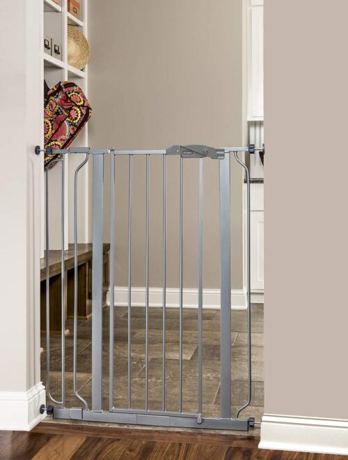 Regalo Easy Step 38.5-Inch Wide Walk Thru Baby Gate, Includes 6-Inch Extension Kit, Pressure Mount Kit, Wall Cups - Image 24