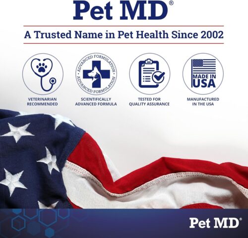 Pet MD - Dog Ear Cleaner Wipes - Otic Cleanser for Dogs to Stop Ear Itching, and Infections with Aloe and Eucalyptus - 100 Count - Image 6