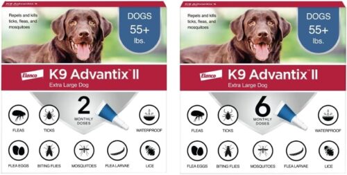 K9 Advantix II XL Dog Vet-Recommended Flea, Tick & Mosquito Treatment & Prevention | Dogs Over 55 lbs. | 2-Mo Supply - Image 23
