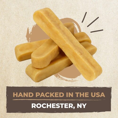 Mighty Paw Yak Cheese Dog Chews - All-Natural Treats for Dogs - High Protein Treat With 68 Grams Of Protein Per Chew - Delicious And Long Lasting - Odor Free With Limited Ingredients - (Large, 4 Pack) - Image 16