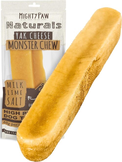 Mighty Paw Yak Cheese Dog Chews - All-Natural Treats for Dogs - High Protein Treat With 68 Grams Of Protein Per Chew - Delicious And Long Lasting - Odor Free With Limited Ingredients - (Large, 4 Pack) - Image 33