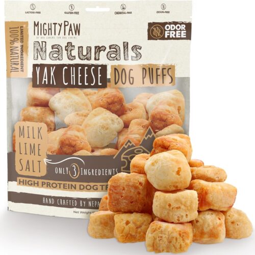 Mighty Paw Yak Cheese Dog Chews - All-Natural Treats for Dogs - High Protein Treat With 68 Grams Of Protein Per Chew - Delicious And Long Lasting - Odor Free With Limited Ingredients - (Large, 4 Pack) - Image 44