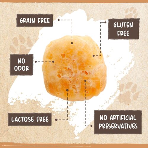 Mighty Paw Yak Cheese Dog Chews - All-Natural Treats for Dogs - High Protein Treat With 68 Grams Of Protein Per Chew - Delicious And Long Lasting - Odor Free With Limited Ingredients - (Large, 4 Pack) - Image 52