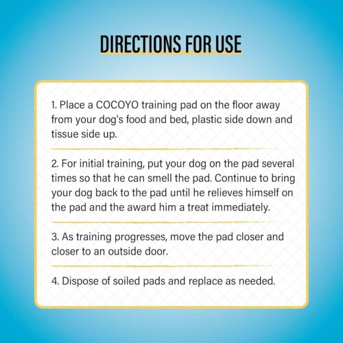 COCOYO Best Value 22"x22" Dog Training Pads 50 Count | Dog Pee Pads | Super Absorbent Puppy Pads,White - Image 8