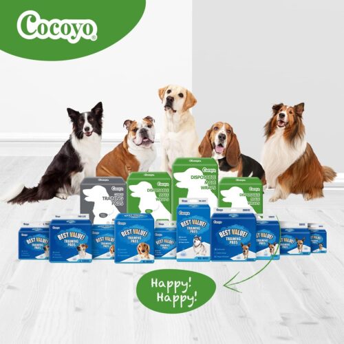 COCOYO Best Value 22"x22" Dog Training Pads 50 Count | Dog Pee Pads | Super Absorbent Puppy Pads,White - Image 13