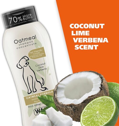Wahl USA Dry Skin & Itch Relief Pet Shampoo for Dogs – Oatmeal Formula with Coconut Lime Verbena & Pet Friendly Formula, 24 Oz - Model 820004A - Image 8