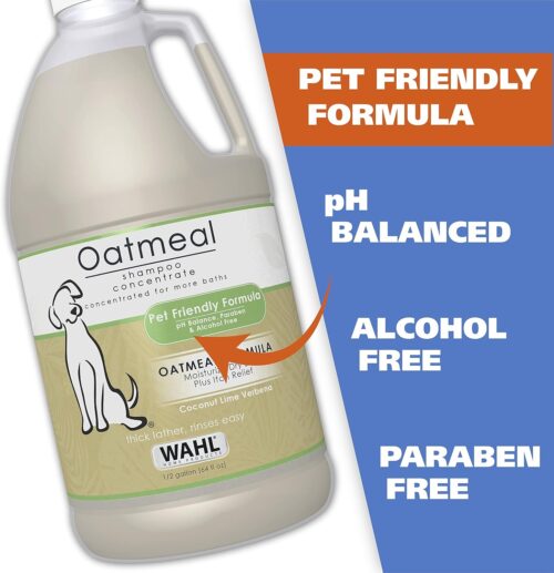 Wahl USA Dry Skin & Itch Relief Pet Shampoo for Dogs – Oatmeal Formula with Coconut Lime Verbena & Pet Friendly Formula, 24 Oz - Model 820004A - Image 13