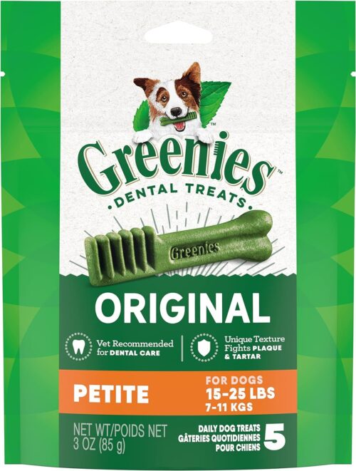 Greenies Original Petite Natural Dental Care Dog Treats, 36 oz. Pack (60 Treats) - Image 11