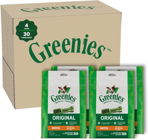 Greenies Original Petite Natural Dental Care Dog Treats, 36 oz. Pack (60 Treats) - Image 30