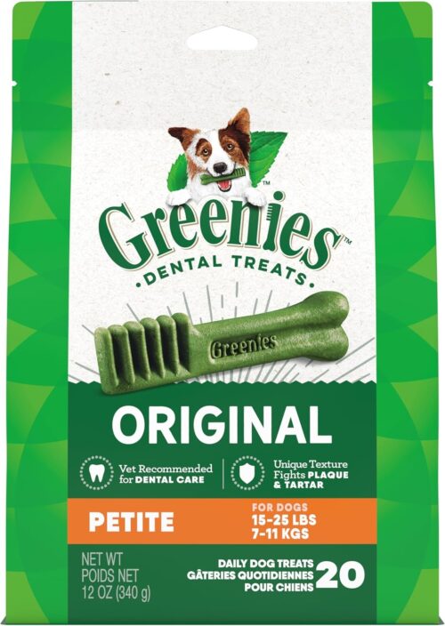 Greenies Original Petite Natural Dental Care Dog Treats, 36 oz. Pack (60 Treats) - Image 40