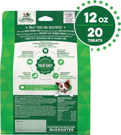 Greenies Original Petite Natural Dental Care Dog Treats, 36 oz. Pack (60 Treats) - Image 41