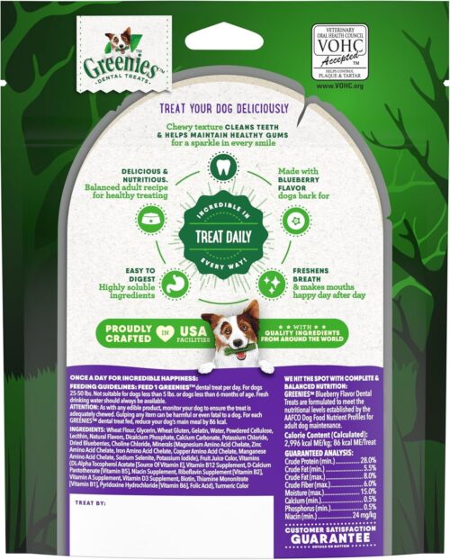 Greenies Original Petite Natural Dental Care Dog Treats, 36 oz. Pack (60 Treats) - Image 58