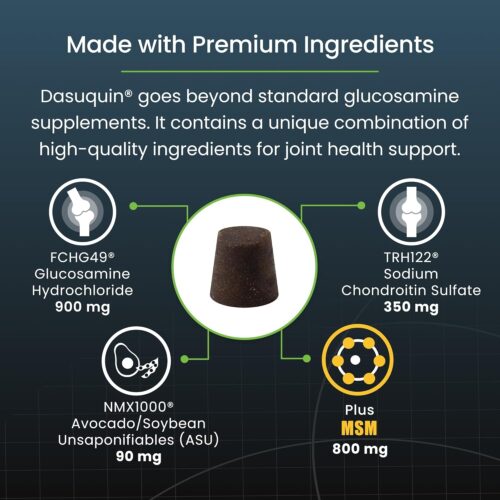 Nutramax Laboratories Dasuquin with MSM Joint Health Supplement for Large Dogs - With Glucosamine, MSM, Chondroitin, ASU, Boswellia Serrata Extract, and Green Tea Extract, 84 Soft Chews - Image 5