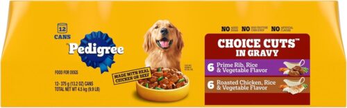PEDIGREE CHOICE CUTS IN GRAVY Adult Canned Soft Wet Dog Food Variety Pack, with Beef and Country Stew, 13.2 oz. Cans (Pack of 12) - Image 15