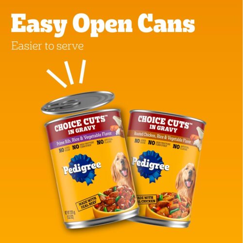 PEDIGREE CHOICE CUTS IN GRAVY Adult Canned Soft Wet Dog Food Variety Pack, with Beef and Country Stew, 13.2 oz. Cans (Pack of 12) - Image 22
