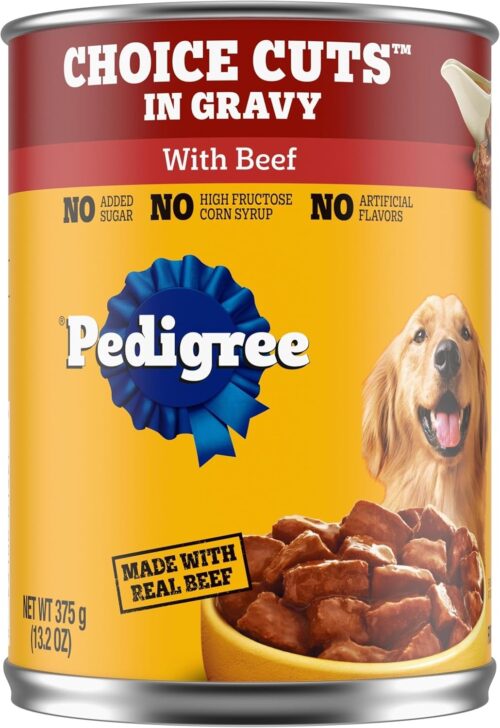 PEDIGREE CHOICE CUTS IN GRAVY Adult Canned Soft Wet Dog Food Variety Pack, with Beef and Country Stew, 13.2 oz. Cans (Pack of 12) - Image 26