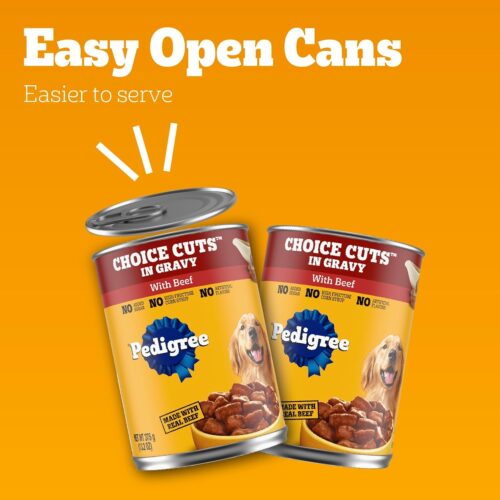 PEDIGREE CHOICE CUTS IN GRAVY Adult Canned Soft Wet Dog Food Variety Pack, with Beef and Country Stew, 13.2 oz. Cans (Pack of 12) - Image 33