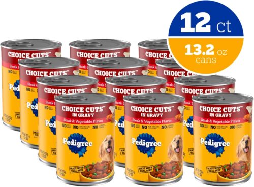 PEDIGREE CHOICE CUTS IN GRAVY Adult Canned Soft Wet Dog Food Variety Pack, with Beef and Country Stew, 13.2 oz. Cans (Pack of 12) - Image 49