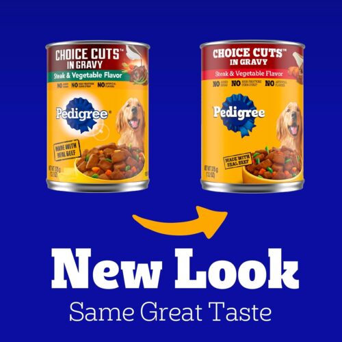 PEDIGREE CHOICE CUTS IN GRAVY Adult Canned Soft Wet Dog Food Variety Pack, with Beef and Country Stew, 13.2 oz. Cans (Pack of 12) - Image 50