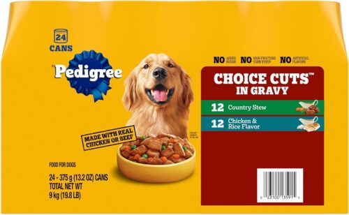 PEDIGREE CHOICE CUTS IN GRAVY Adult Canned Soft Wet Dog Food Variety Pack, with Beef and Country Stew, 13.2 oz. Cans (Pack of 12) - Image 55